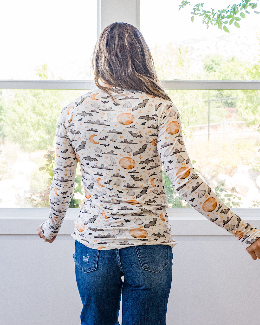 NEW! Blair Long Sleeve Top - Haunted Halloween