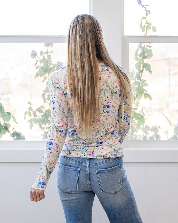NEW! Blair Long Sleeve Top - Cottage Floral