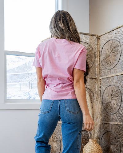 NEW! Puff Heart Ballet Pink Tee Tres Bien