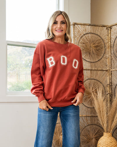 NEW! Boo Brick Sweatshirt  Tres Bien   