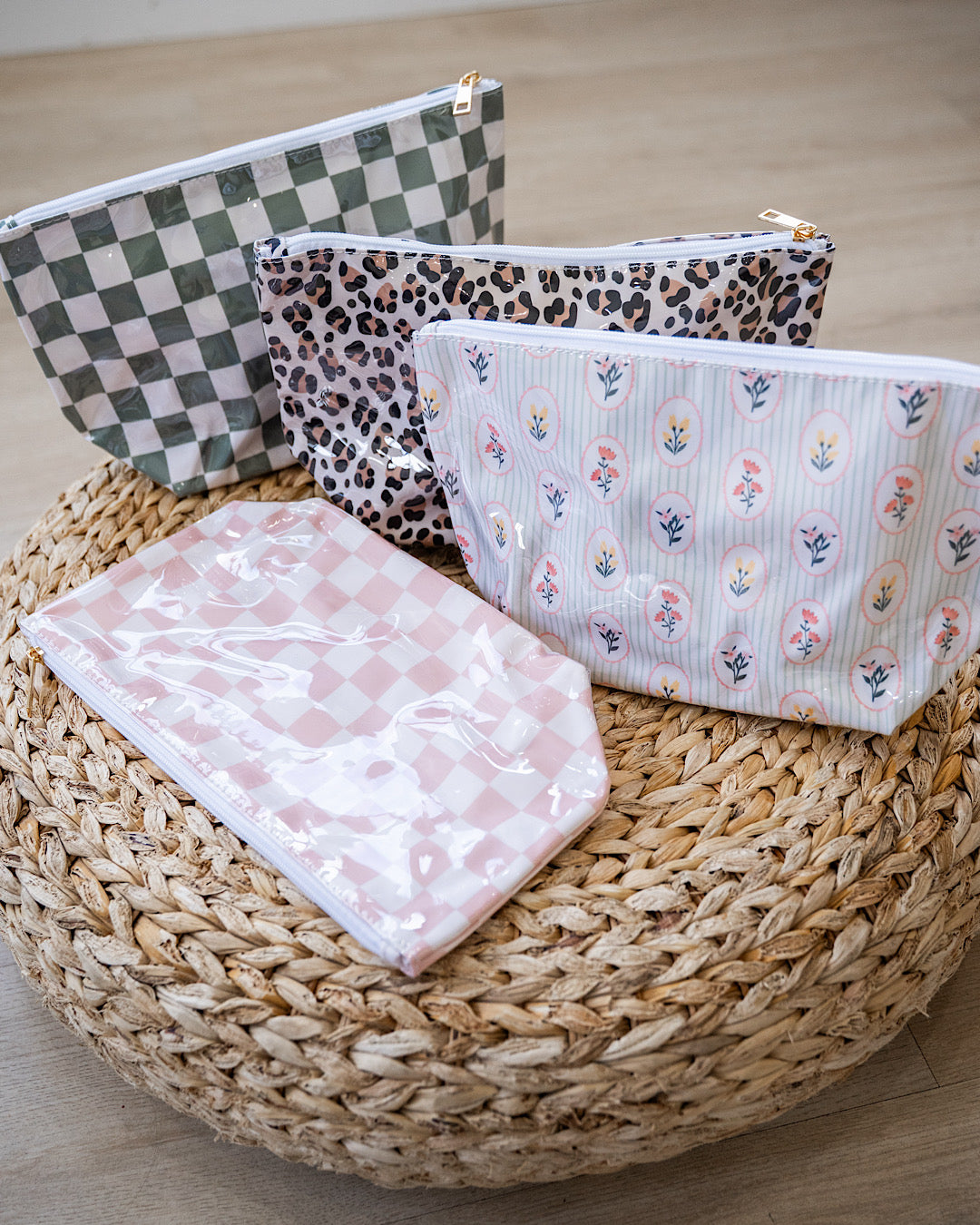 Patterned Cosmetic Bags - 4 Options
