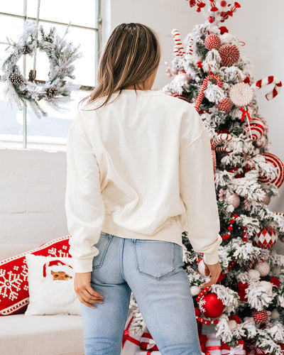 Merry and Bright Ivory Sweatshirt FINAL SALE  HRT&LUV   