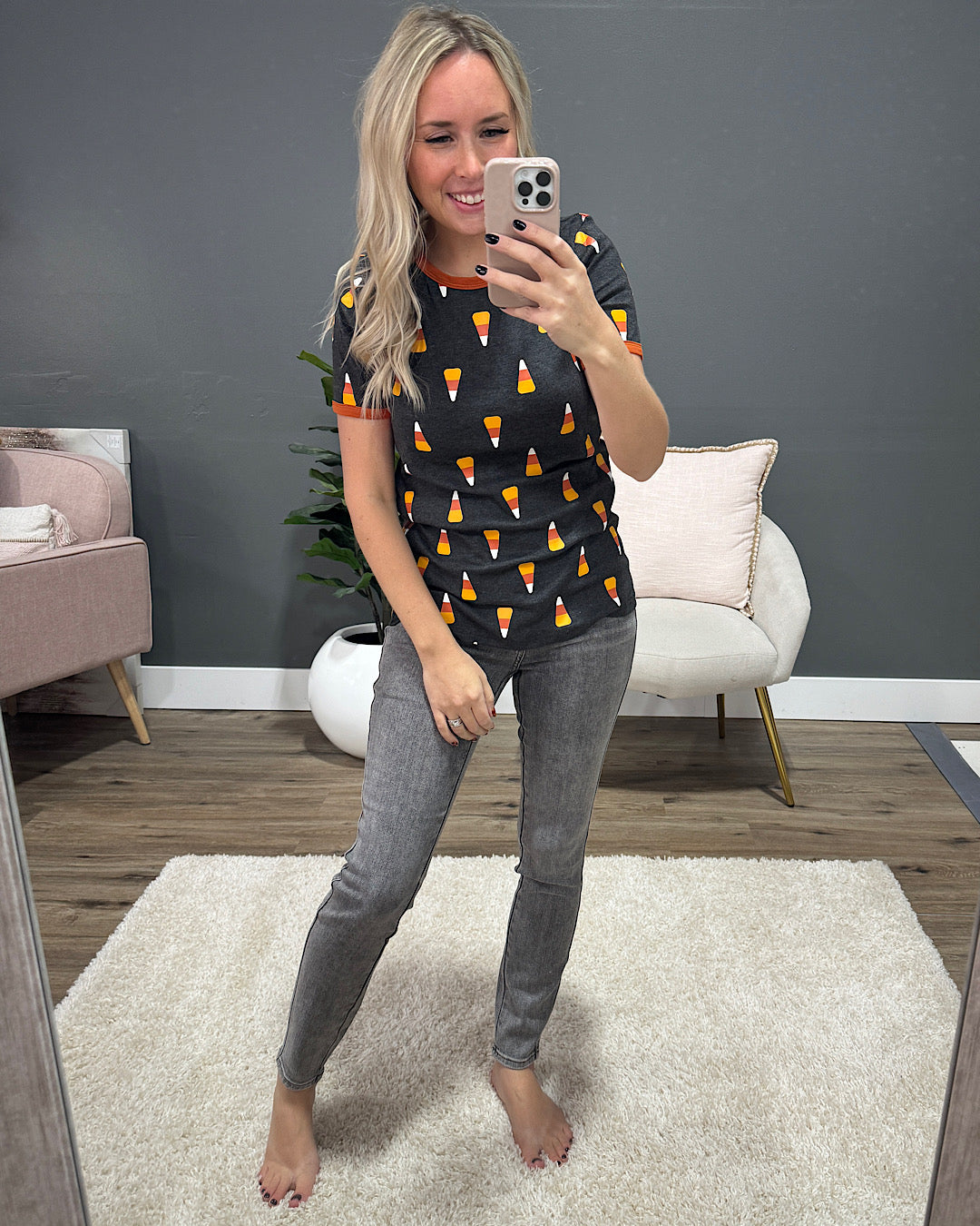 NEW! Ampersand Ave Candy Corn Cutie Tee  Ampersand Ave   