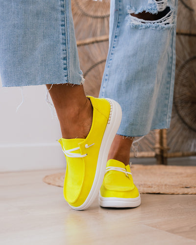 NEW! Corkys Kayak 2 Slip On - Neon Yellow  Corkys Footwear   