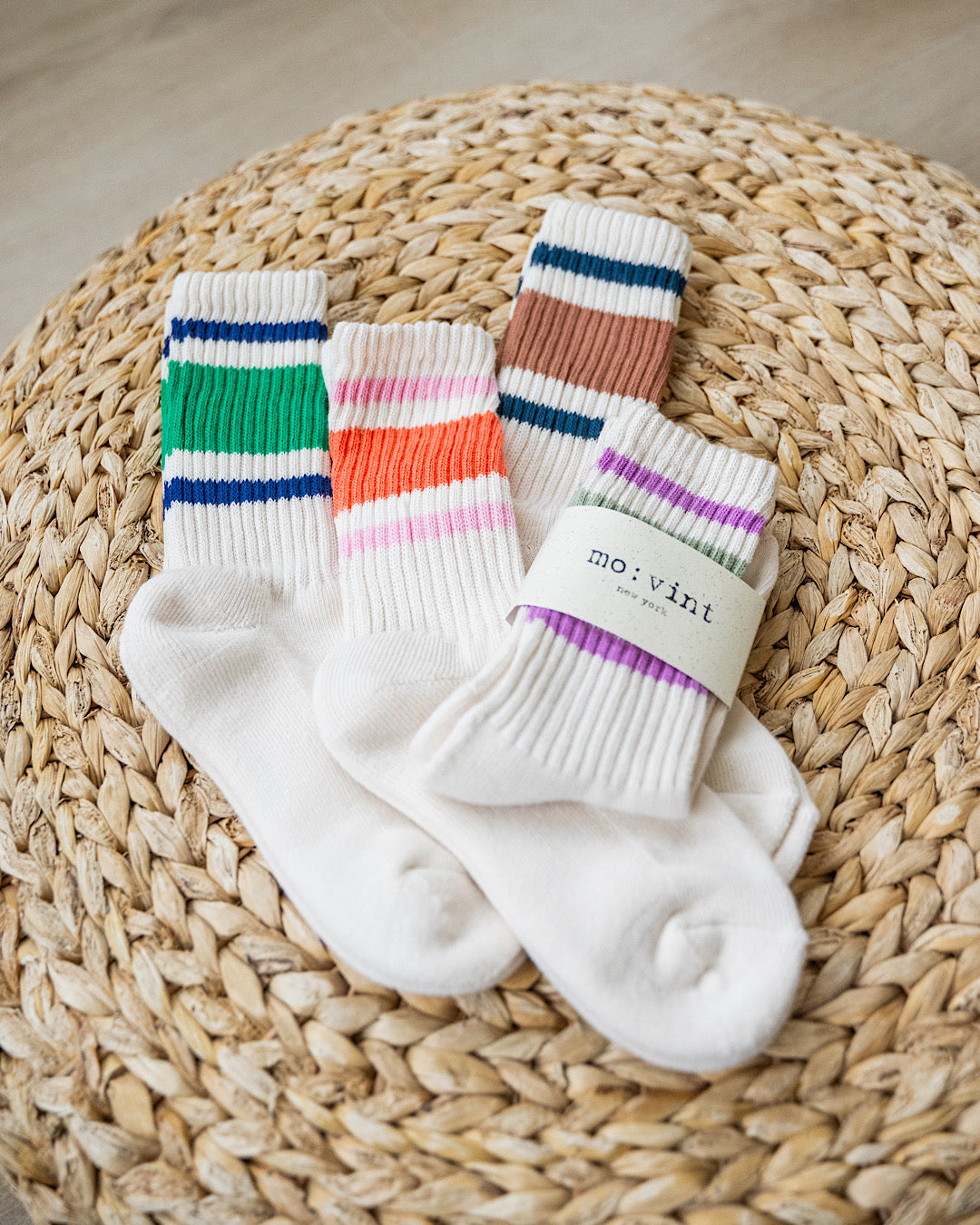 NEW! Varsity Stripe Long Socks - 4 Options Very J
