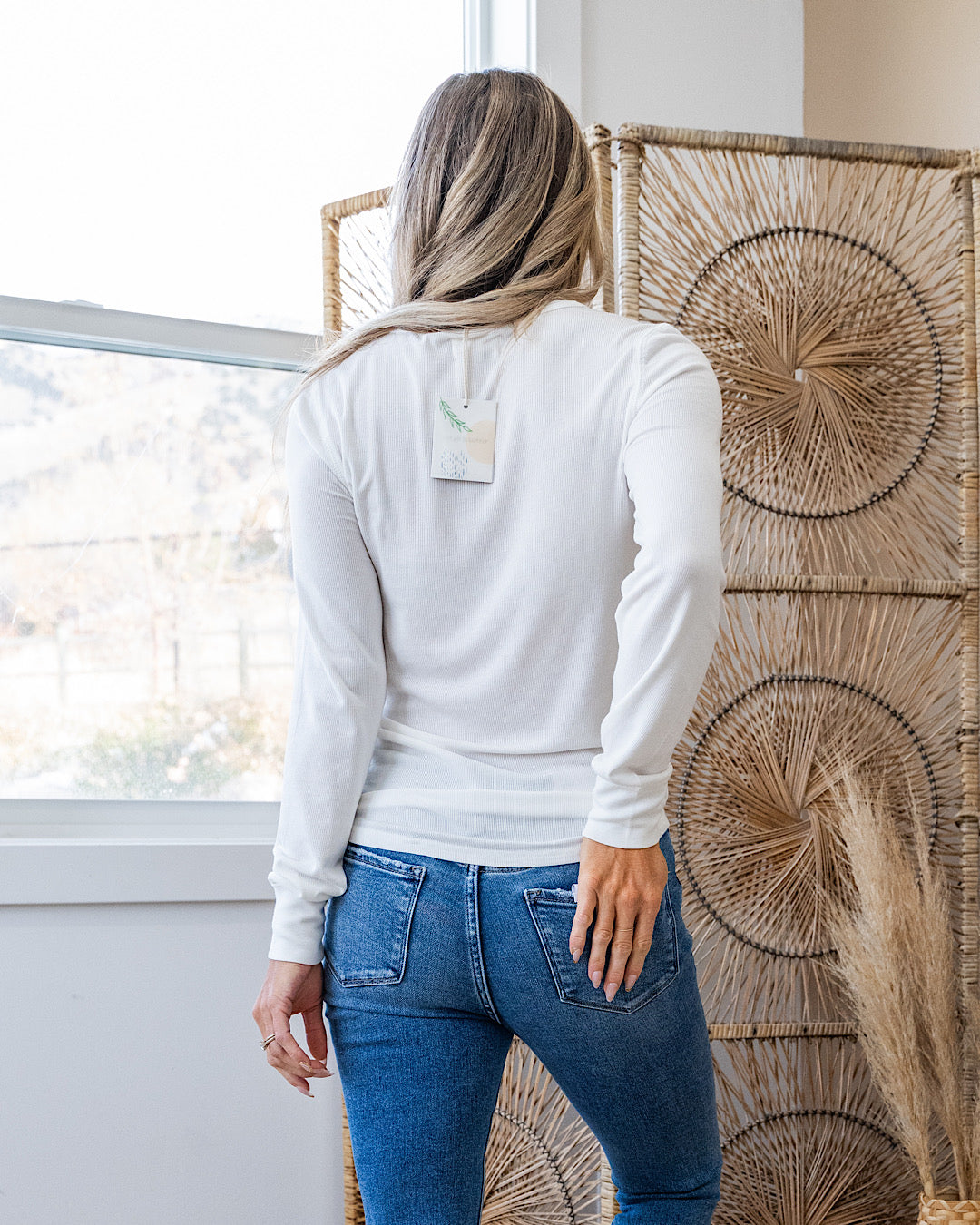 NEW! Stacy Long Sleeve Top - White Thread & Supply