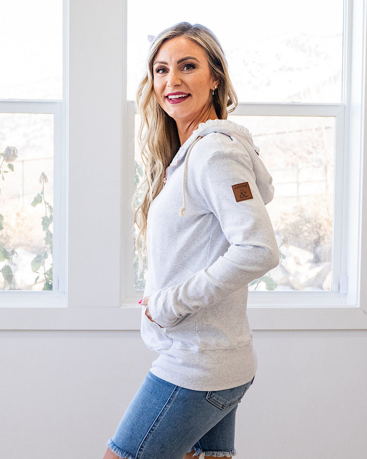 NEW! Ampersand Ave Morning Mist FullZip Sweatshirt Ampersand Ave