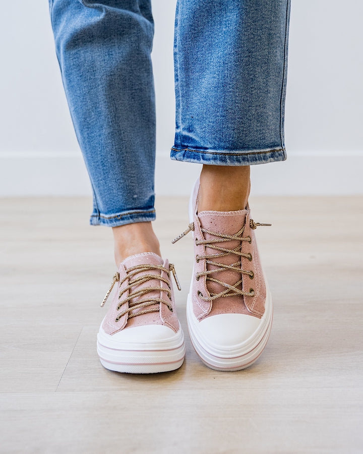 NEW! Very G Aman Suede Sneakers - Blush Very G
