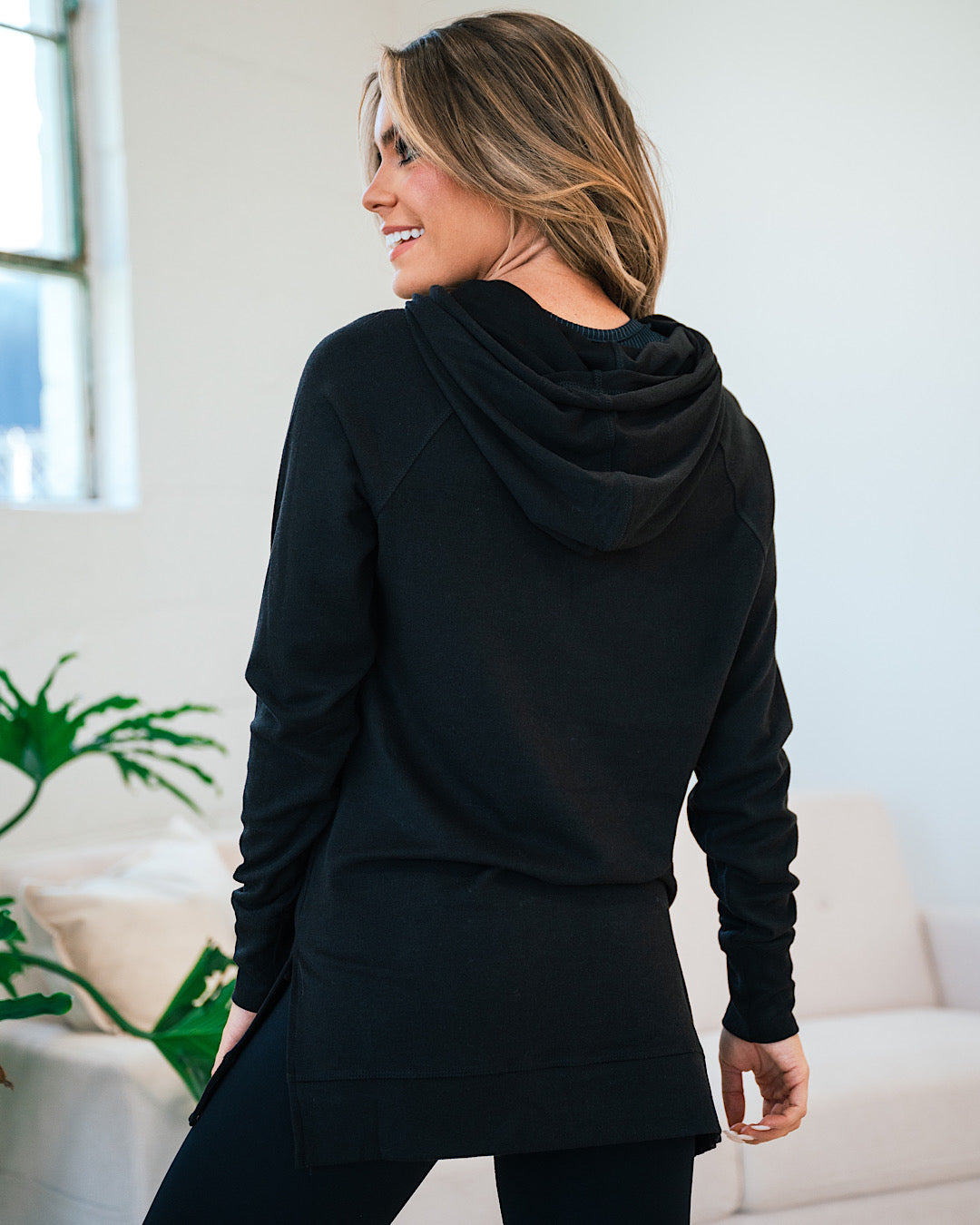 NEW! Ampersand Ave Sideslit Hoodie - Blackout  Ampersand Ave   