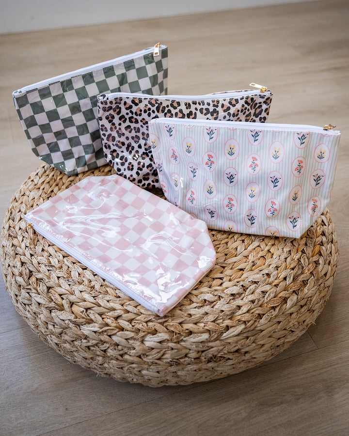 Patterned Cosmetic Bags - 4 Options