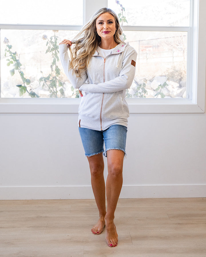 NEW! Ampersand Ave Morning Mist FullZip Sweatshirt Ampersand Ave