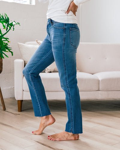 KanCan Kelly Cross Over Straight Jeans  KanCan   