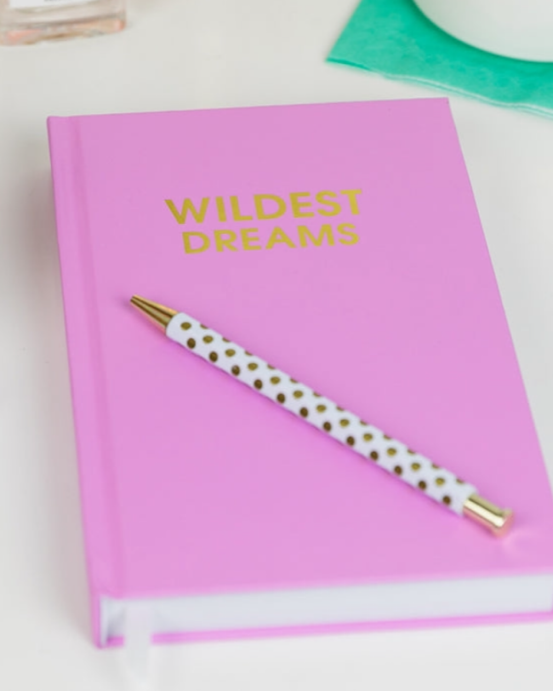 NEW! Hardcover Journal - 5 Colors Chez Gagne One Size Wildest Dreams - Lavender