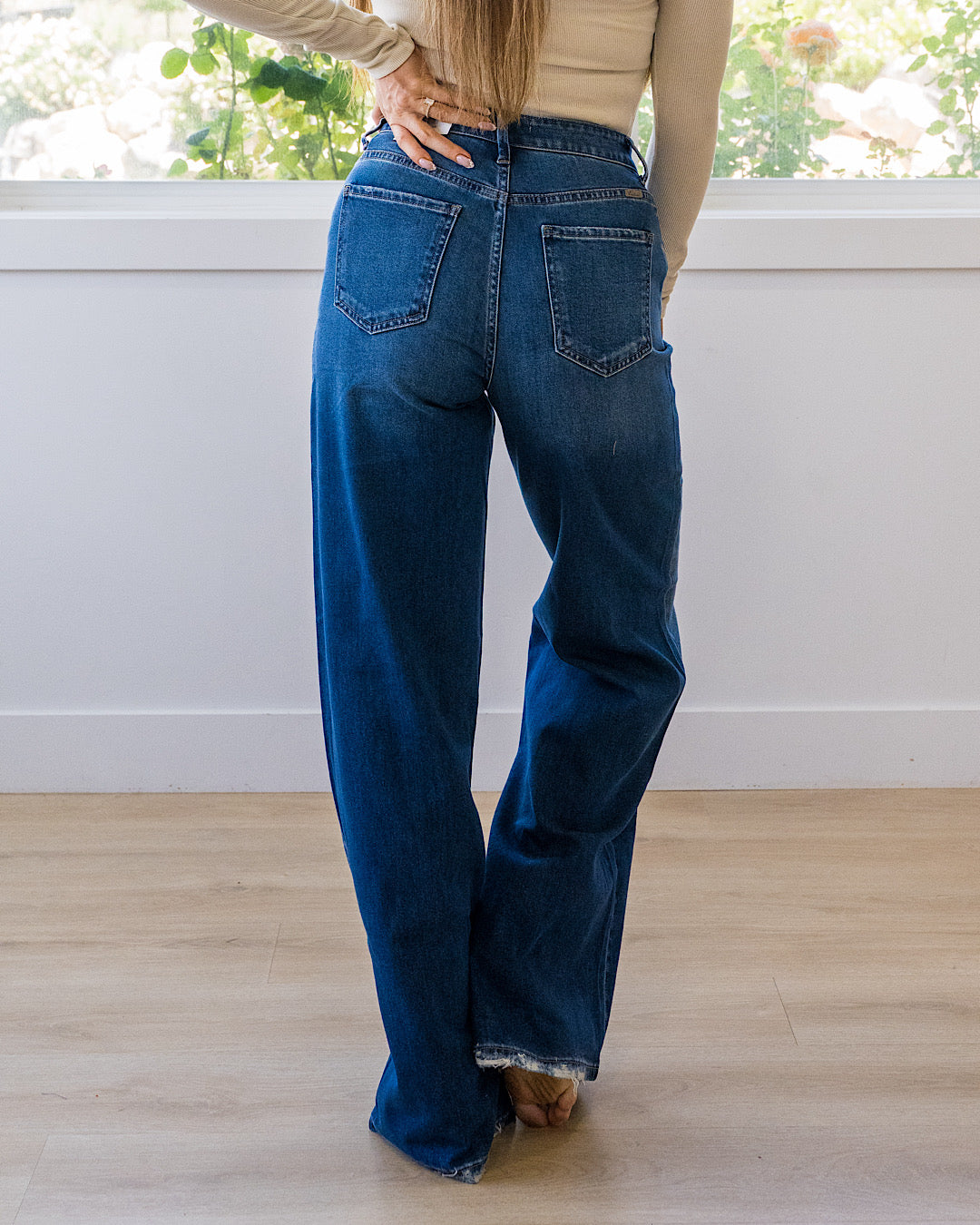 NEW! KanCan Take Away Wide Leg Trouser Jeans
