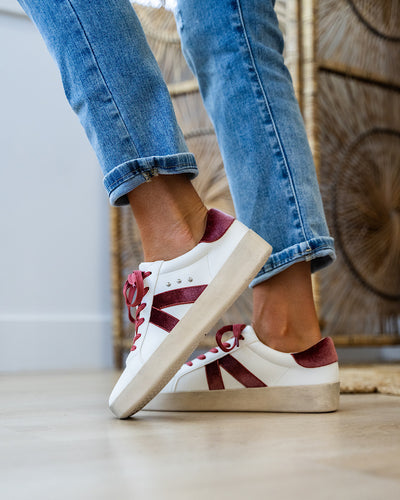 Corkys No Chaser Sneakers - Blush Velvet  Corkys Footwear   