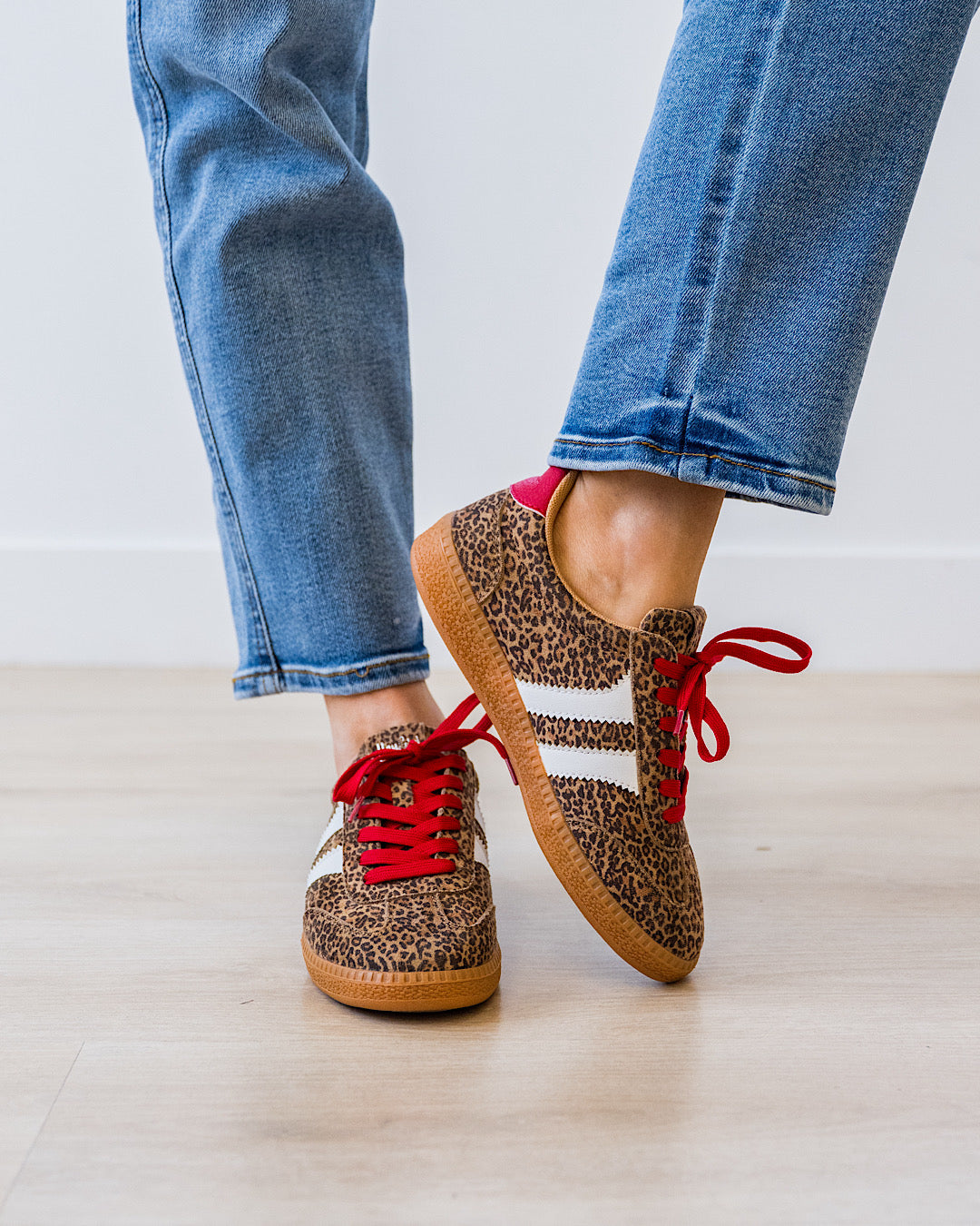 NEW! Corkys Heads Up Sneakers - Mini Leopard