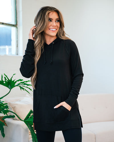 NEW! Ampersand Ave Sideslit Hoodie - Blackout  Ampersand Ave   