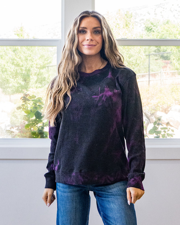 NEW! Twilight Tie Dye Waffle Top
