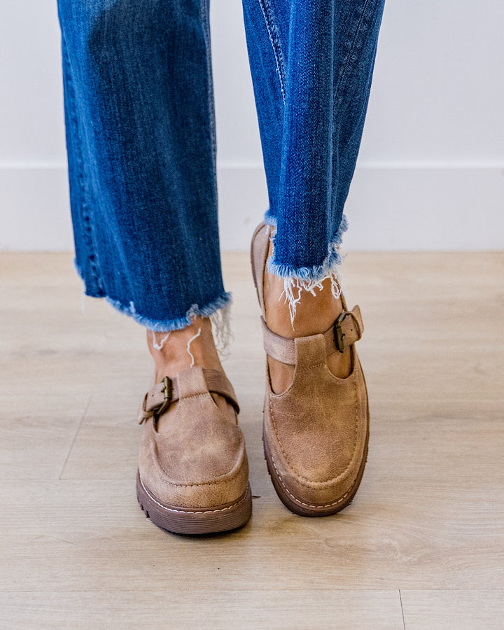 NEW! Very G Roni Mary Jane Loafers - Beige