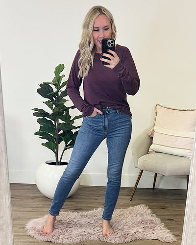 NEW! Judy Blue Let Me Tell You Thermal Skinny Jeans - Regular and Plus  Judy Blue   