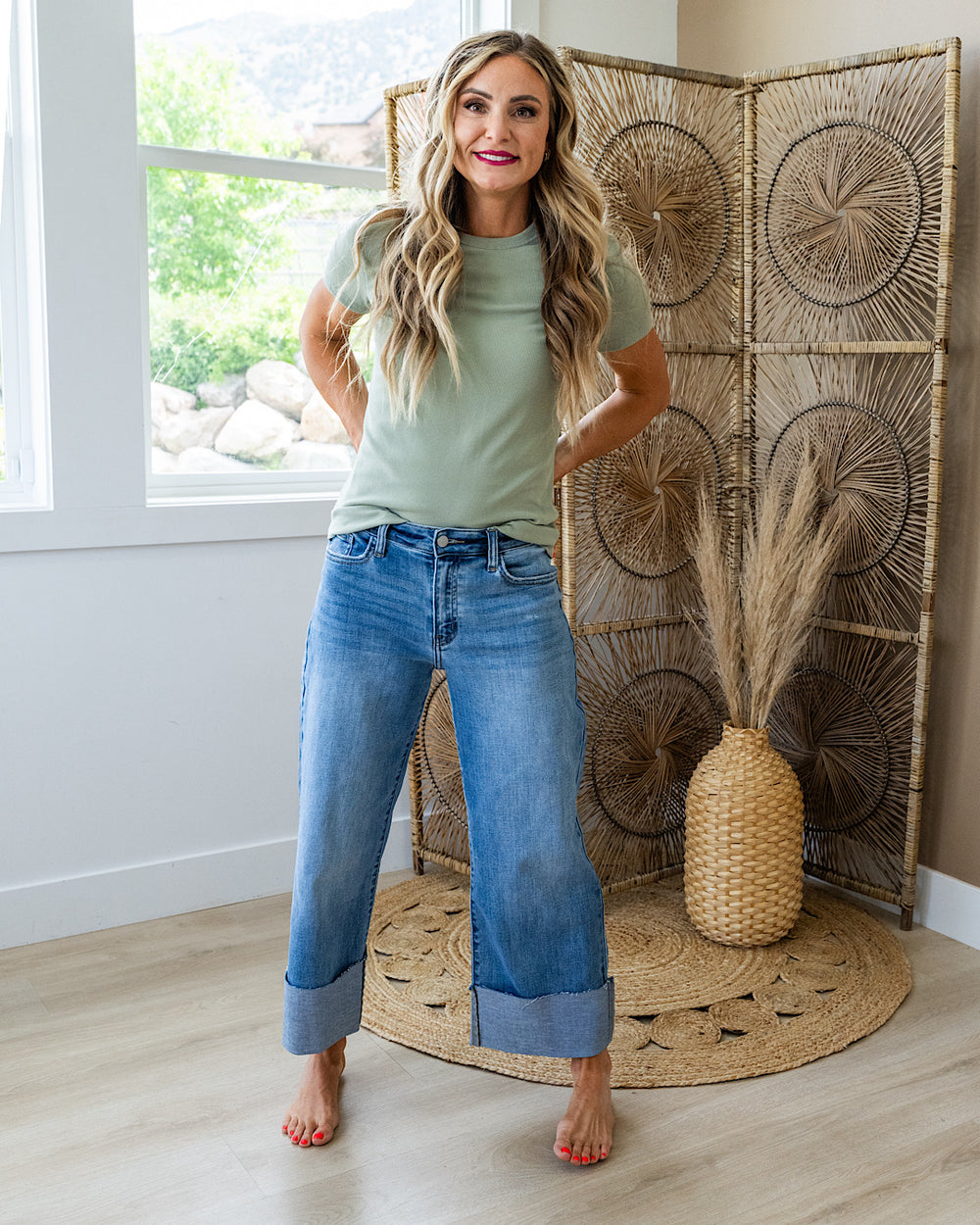 NEW! Brenley Ribbed Knit Top - Seagrass Wishlist