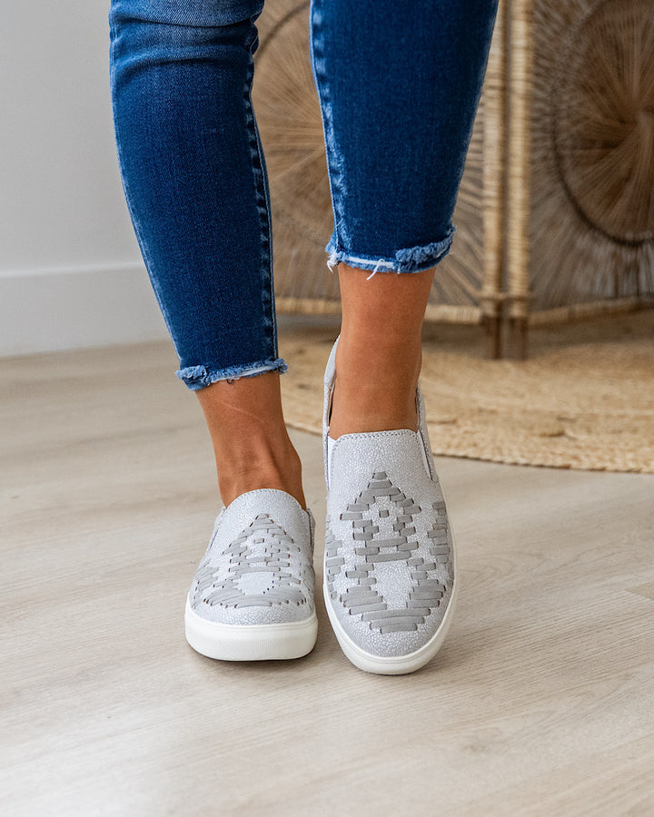 Very G Marian Slip On Sneakers- Light Gray