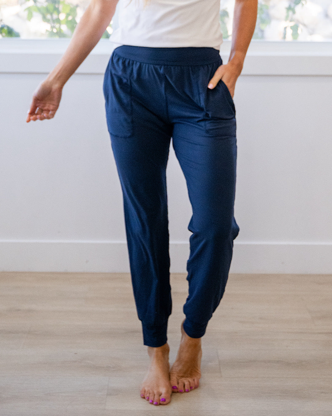 NEW! Yoga Joggers - Navy Rae Mode