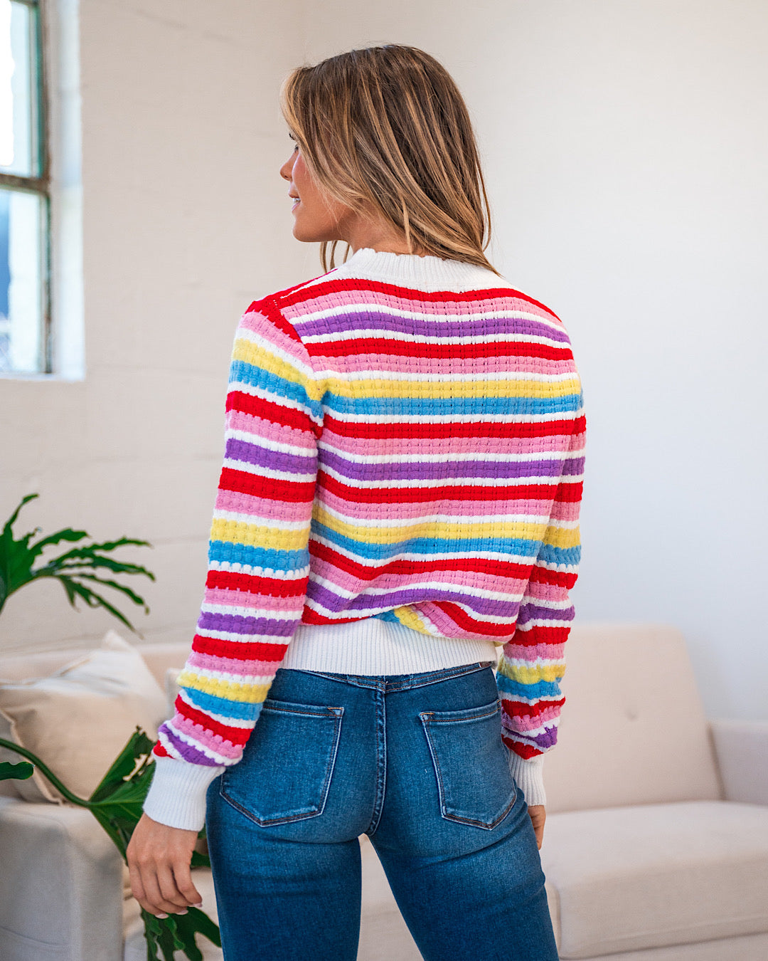 NEW! True Love Rainbow Sweater  Bibi   
