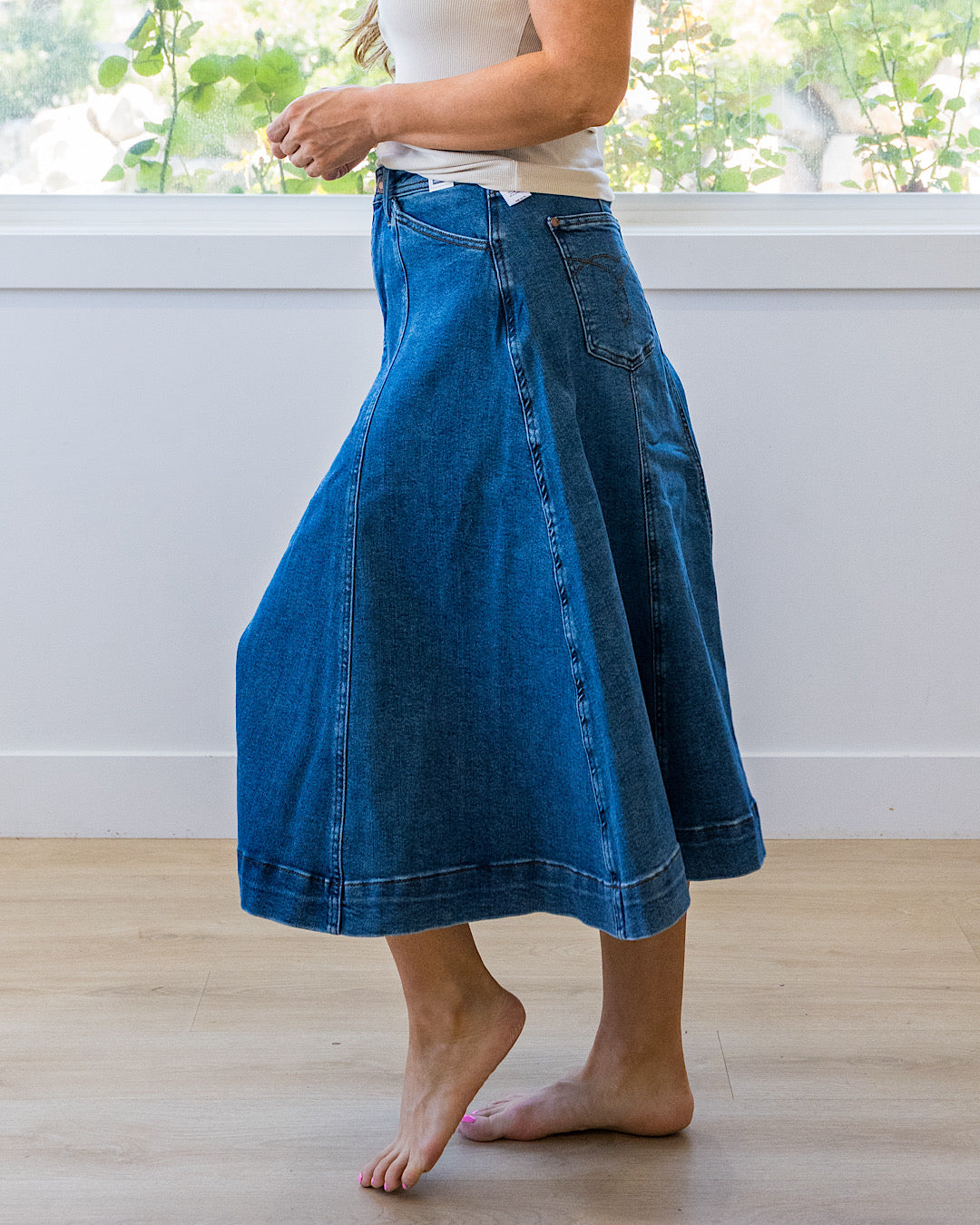 NEW! Judy Blue Lasso Denim Skirt