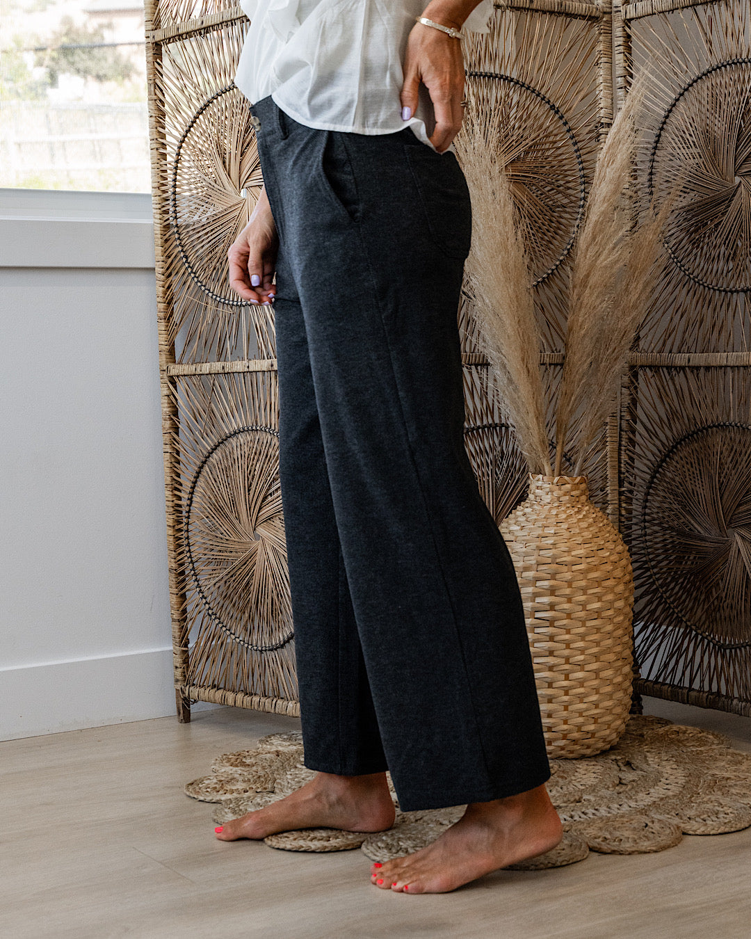 NEW! Sylvie Black Heather Dress Pants  Thread & Supply   