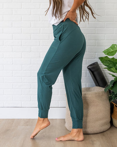 NEW! Yoga Joggers - Everglade Green Rae Mode