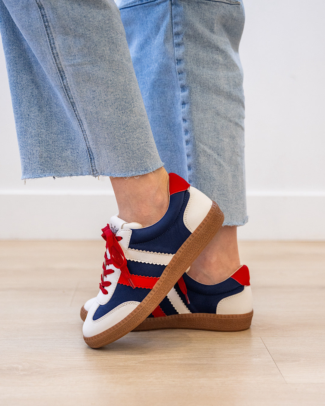 NEW! Corkys Heads Up Sneakers - Red, White and Blue Corkys Footwear
