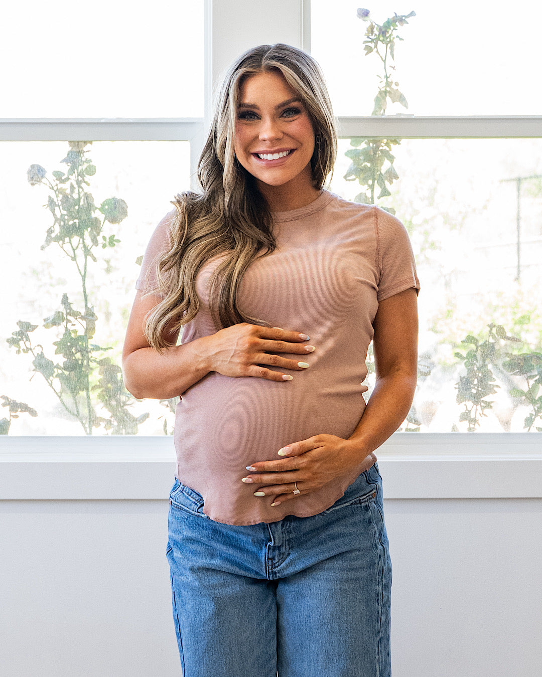 Brenley Ribbed Knit Top - Tea Green