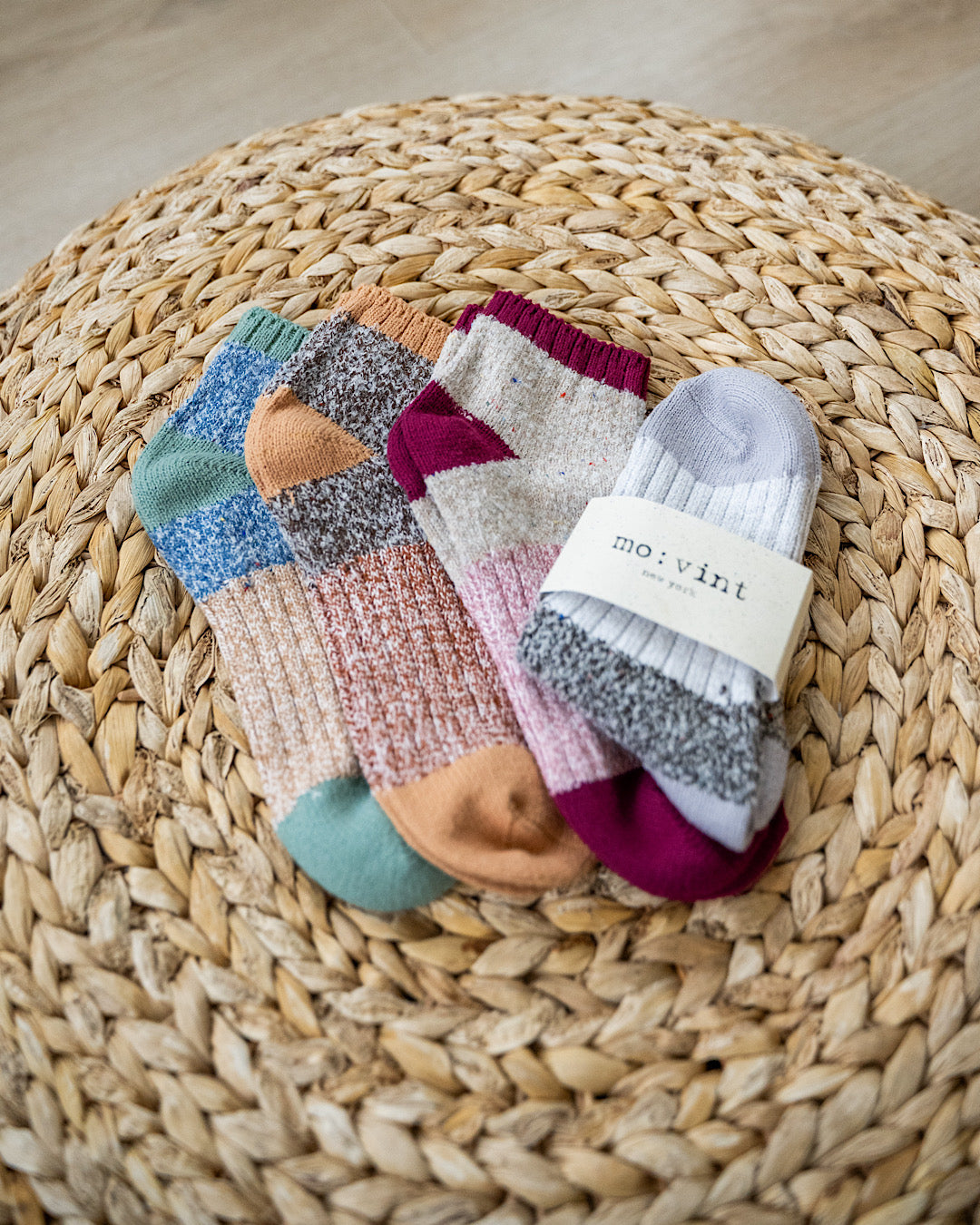NEW! Cozy Marled Color Block Socks - 4 Options Very J