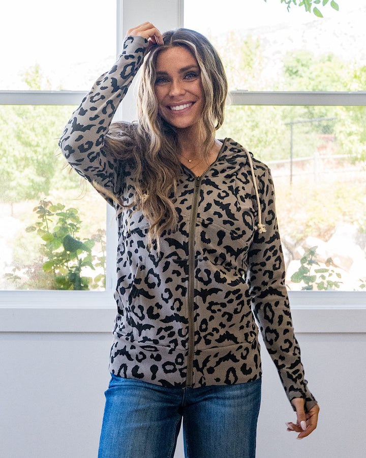 NEW! Ampersand Ave Feline Batty FullZip Sweatshirt
