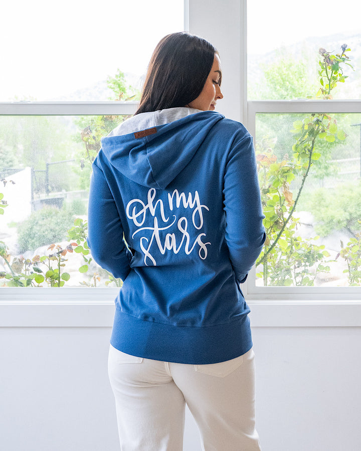 NEW! Ampersand Ave Oh My Stars FullZip Sweatshirt Ampersand Ave