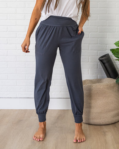 NEW! Yoga Joggers - Charcoal Rae Mode