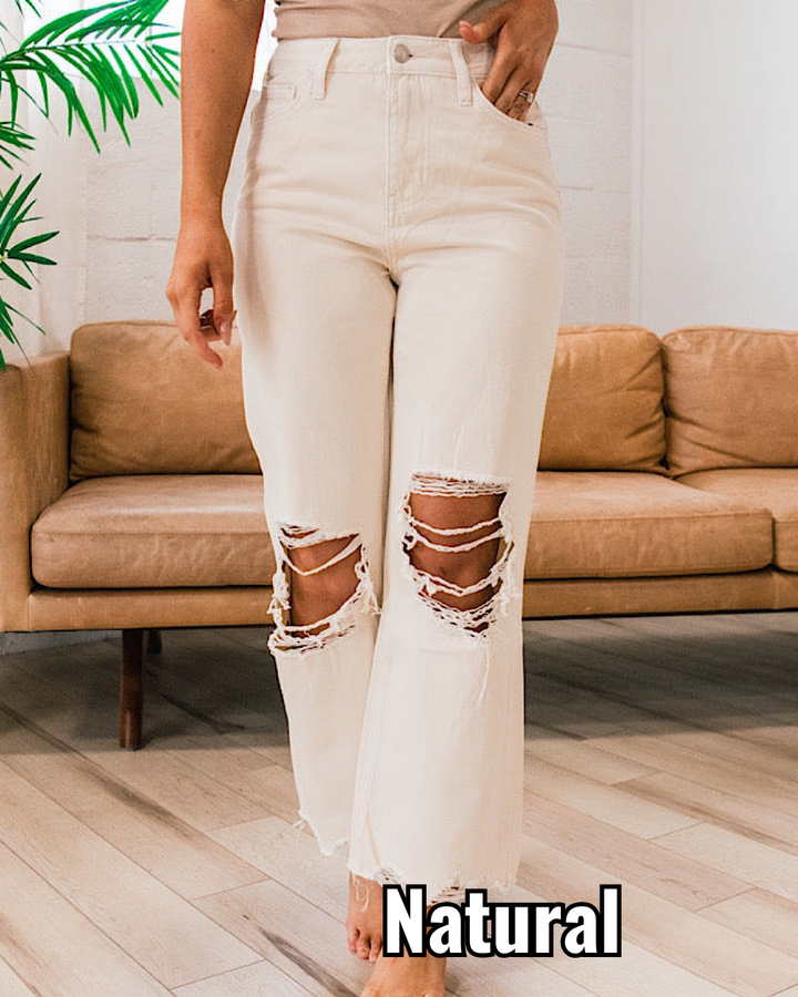 Vervet 90's Crop Flare Jeans - Color Options Available! Vervet
