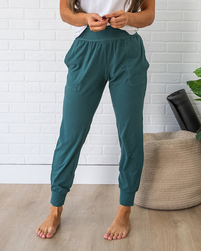 NEW! Yoga Joggers - Everglade Green Rae Mode