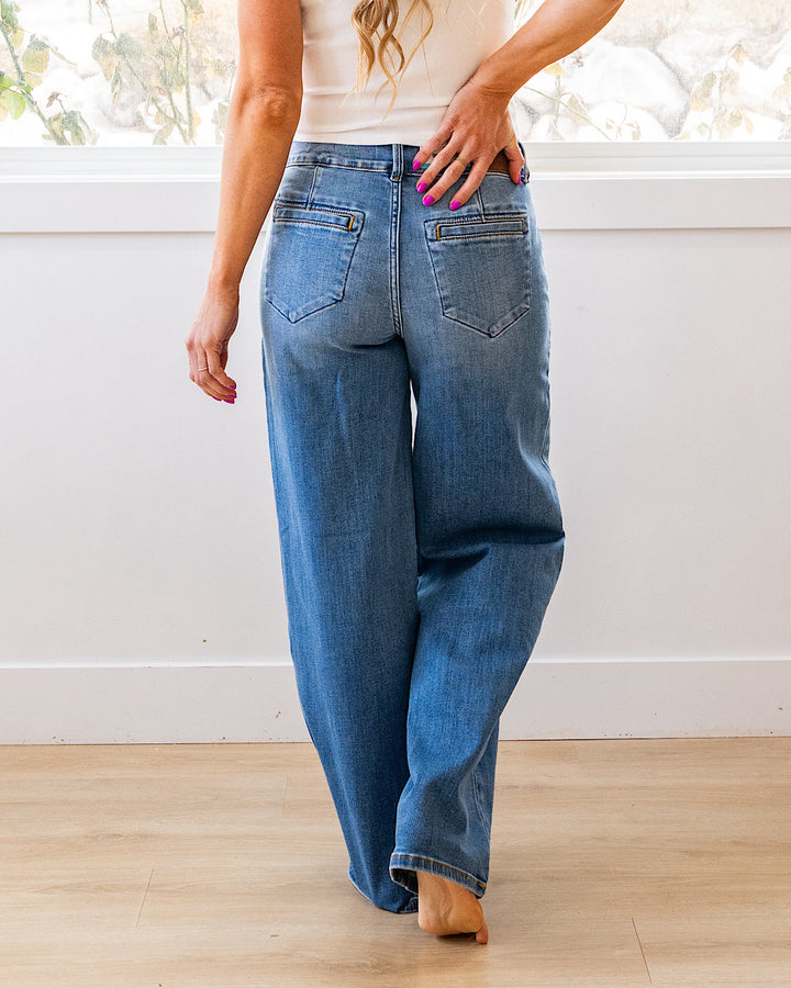 NEW! Judy Blue Joey Trouser Column Jeans - Short, Regular and Long