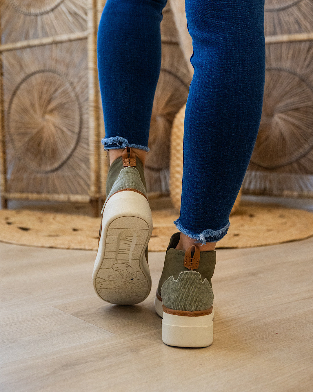 NEW! Blowfish Charming High Top Sneakers - Olive Blowfish