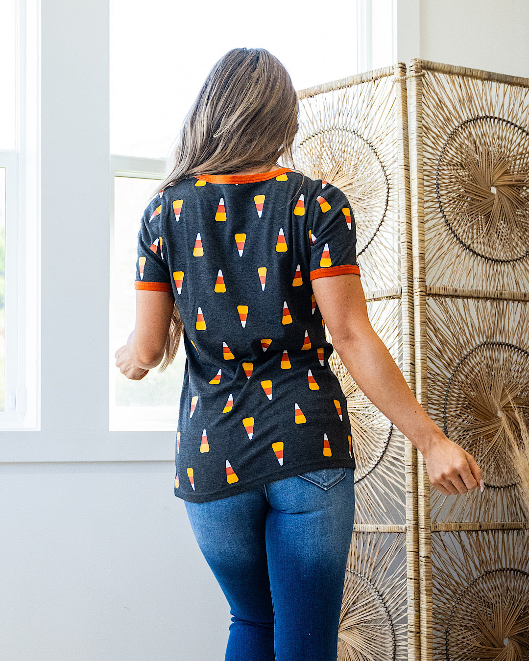 NEW! Ampersand Ave Candy Corn Cutie Tee  Ampersand Ave   