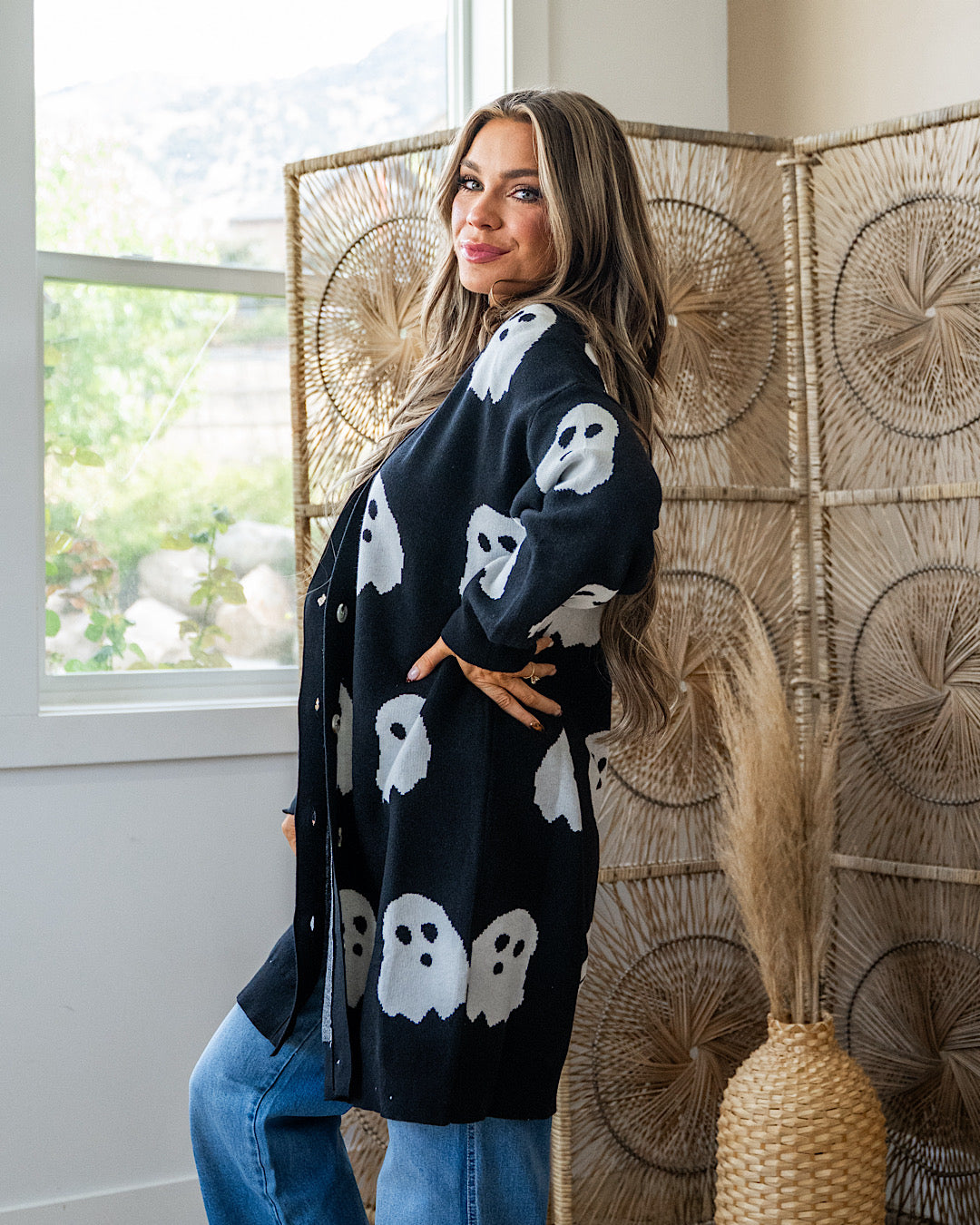 NEW! Ampersand Ave Boo Babe Oversized Cardigan Ampersand Ave