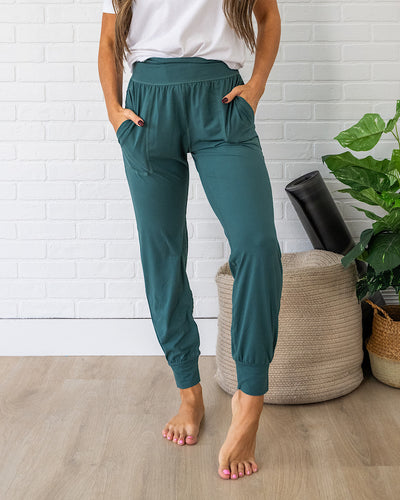 NEW! Yoga Joggers - Everglade Green Rae Mode