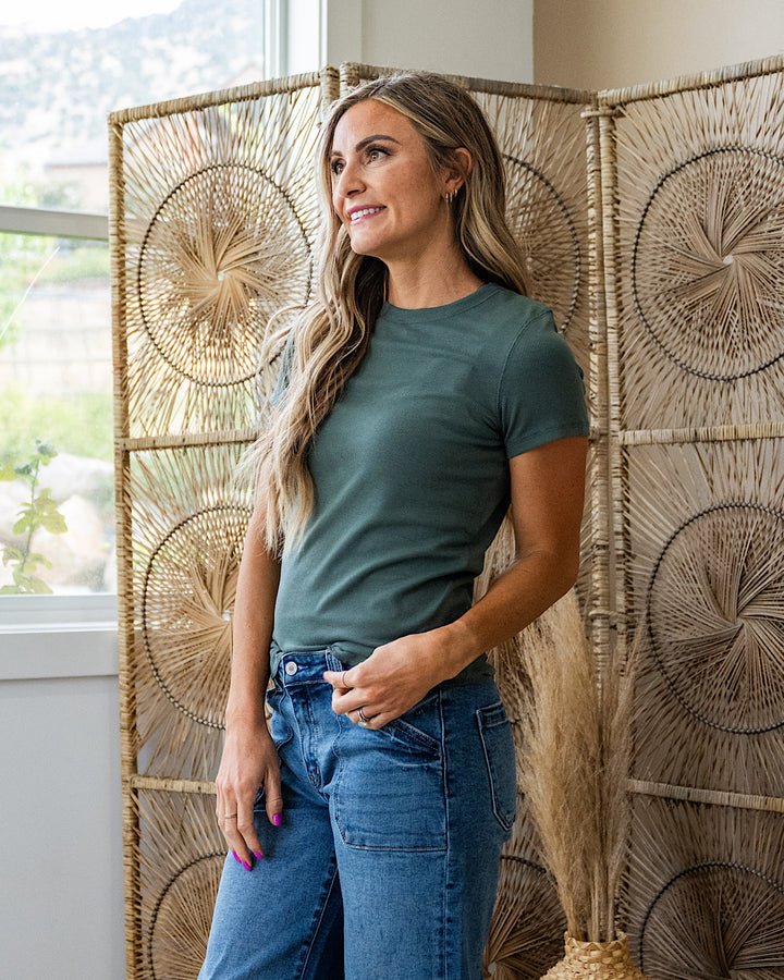 NEW! Brenley Ribbed Knit Top - Tea Green Wishlist