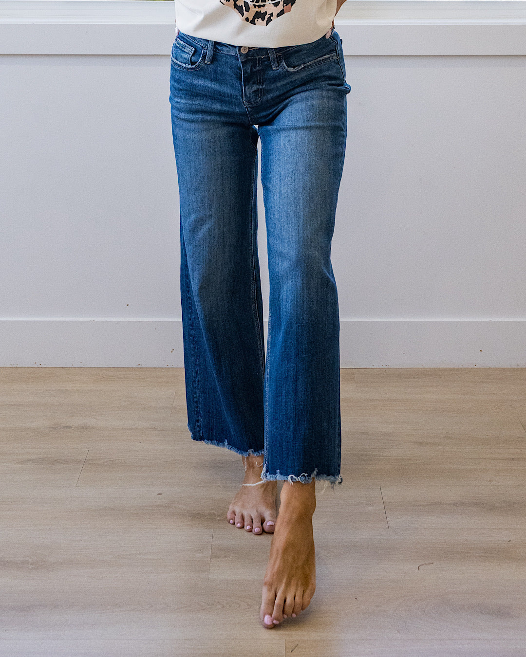 Lovervet What If Non Distressed Wide Leg Jeans