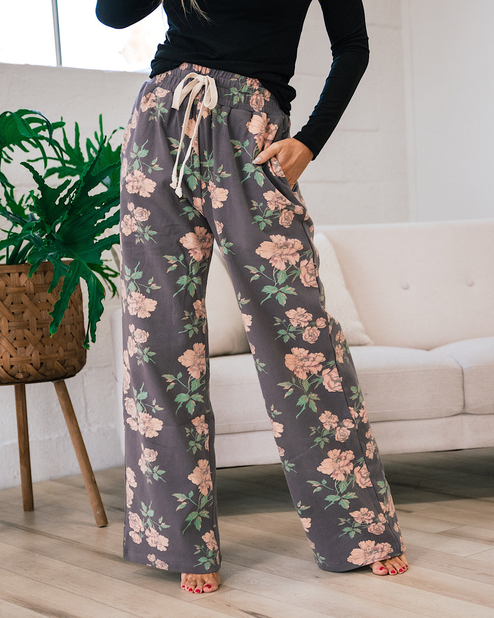 Ampersand Ave Tickle My Fancy Wide Leg Comfy Pants FINAL SALE  Ampersand Ave   