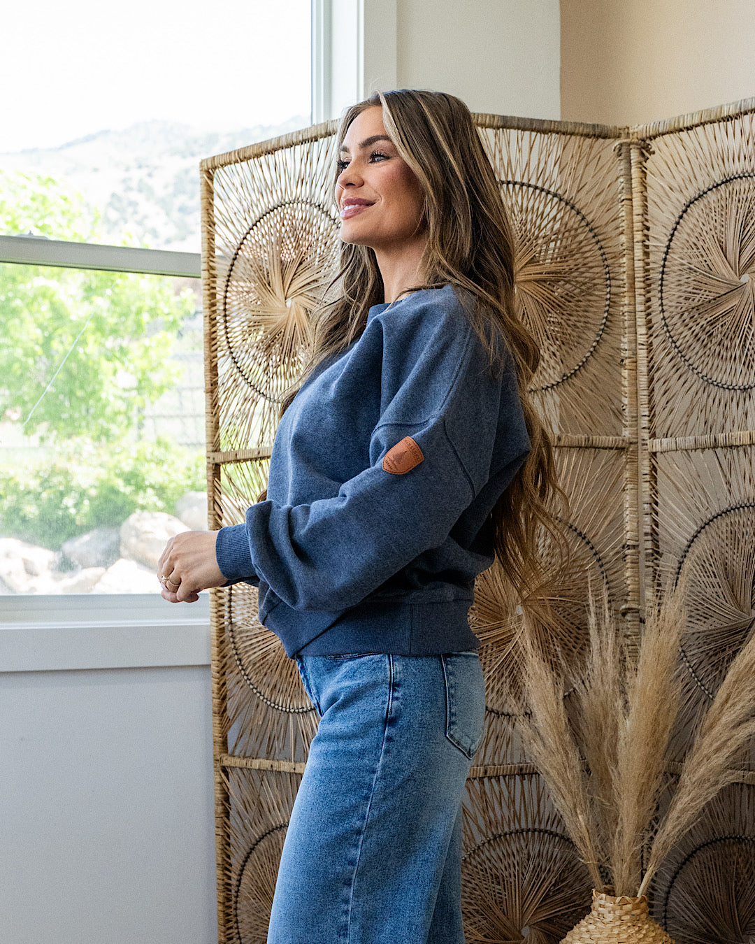 Wanakome Winnie Tulip Sweatshirt - Navy Wanakome