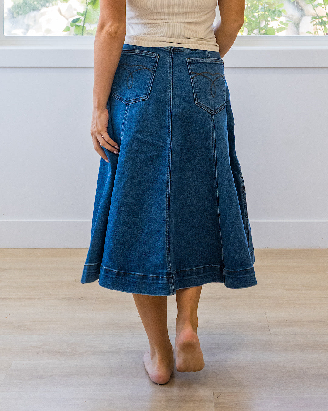 NEW! Judy Blue Lasso Denim Skirt
