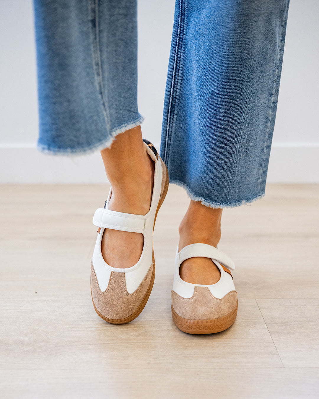 NEW! Corkys Calm Down Mary Jane Sneakers - Sand